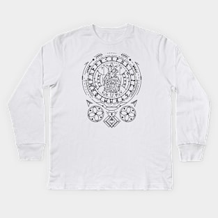 Fenrir | Norse Pagan Symbol Kids Long Sleeve T-Shirt